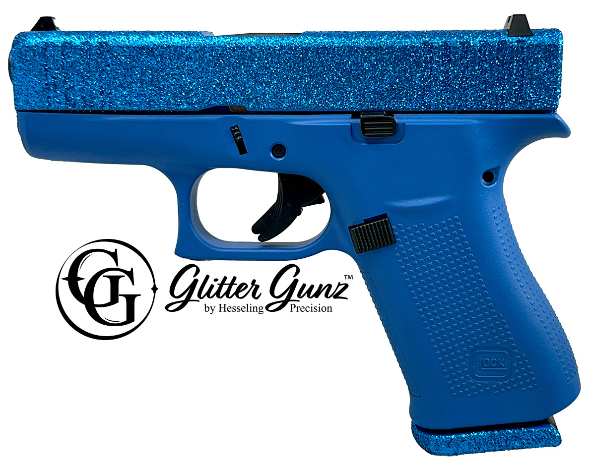GLOCK 43X 9MM SAPPHIRE GLITTER GUNZ - Sale